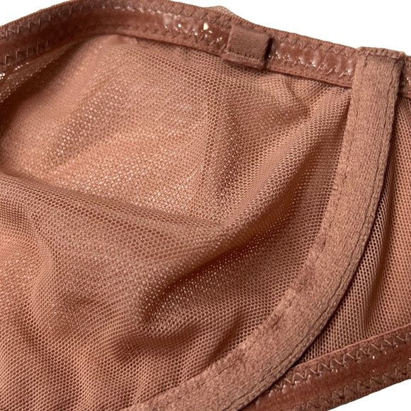 SKIMS Ultra Fine Mesh Strapless Bra Underwire Convertible 32A Rose Clay - Picture 6 of 11